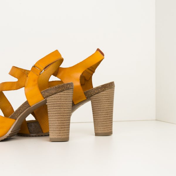 Sandalia Cruzada Bio Naranja/ Azul Eléctrico